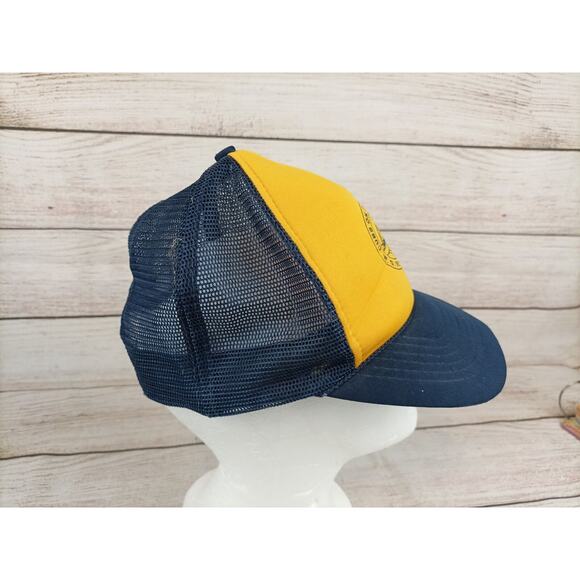 Vintage Cubs On the Go-Day Camp WD Boyce Council Baseball Hat Yellow Blue - Picture 2 of 5